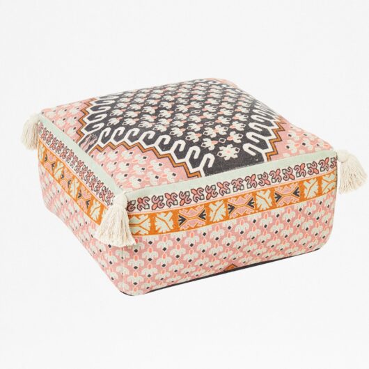 Poppy Field Pouffe Pink